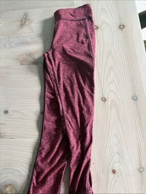 FP Movement by Free People Marled Pink Cropped Leggings with detail